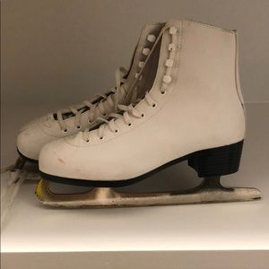 White figure skates